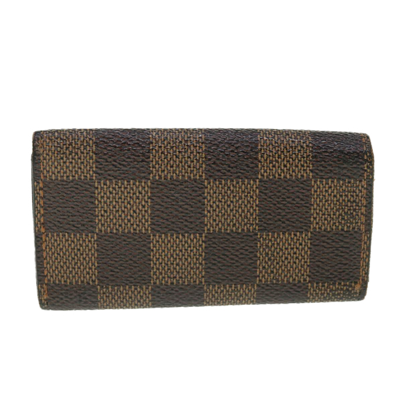 LOUIS VUITTON Damier Ebene Multi Cles 4 Key Case N62631 LV Auth 55068 - Picture 2 of 16